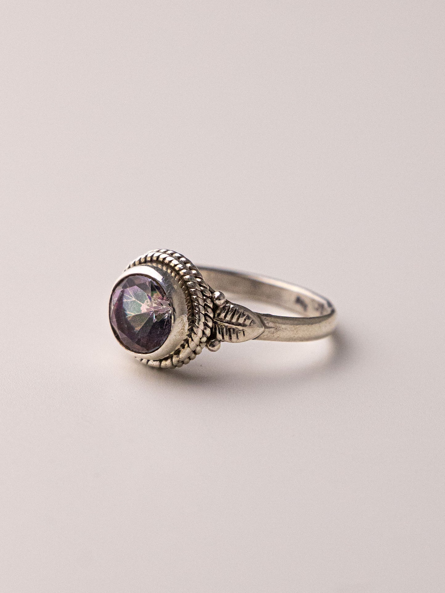 COMET SILVER RING - Mystique Topaz