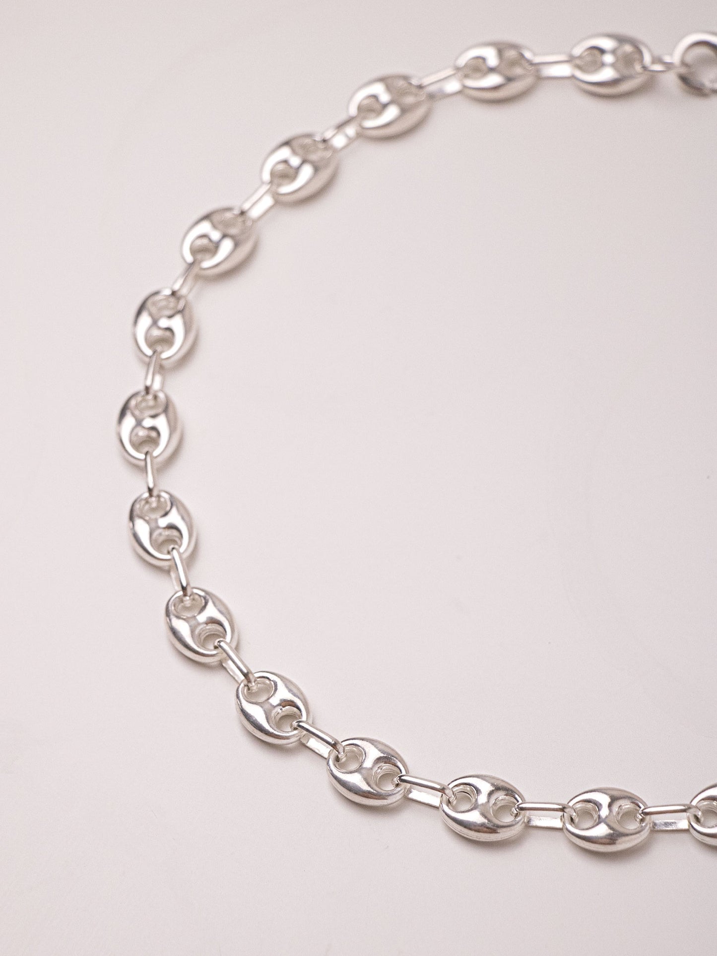 Ασημένιο χειροποίητο κολιέ αλυσίδα κατασκευασμένο από μασίφ ασήμι 925