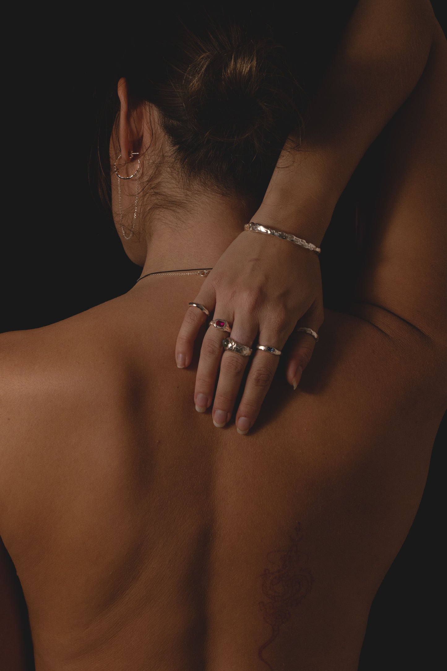 Χειροποίητο ανοιγόμενο βραχιόλι από ασήμι 999