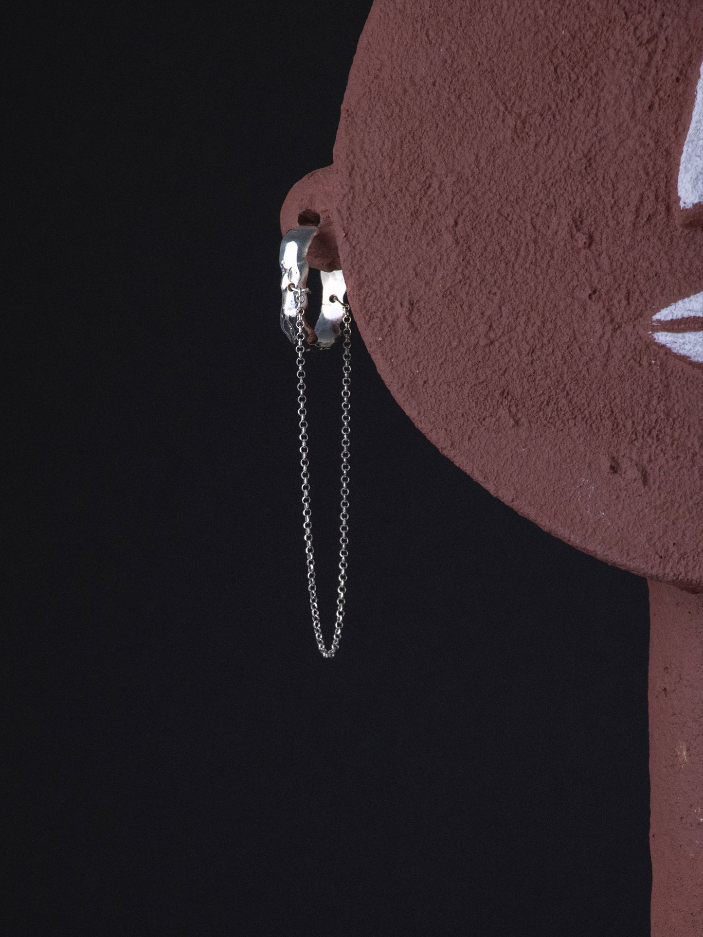 SYBIL HOOPS - Ασημένια