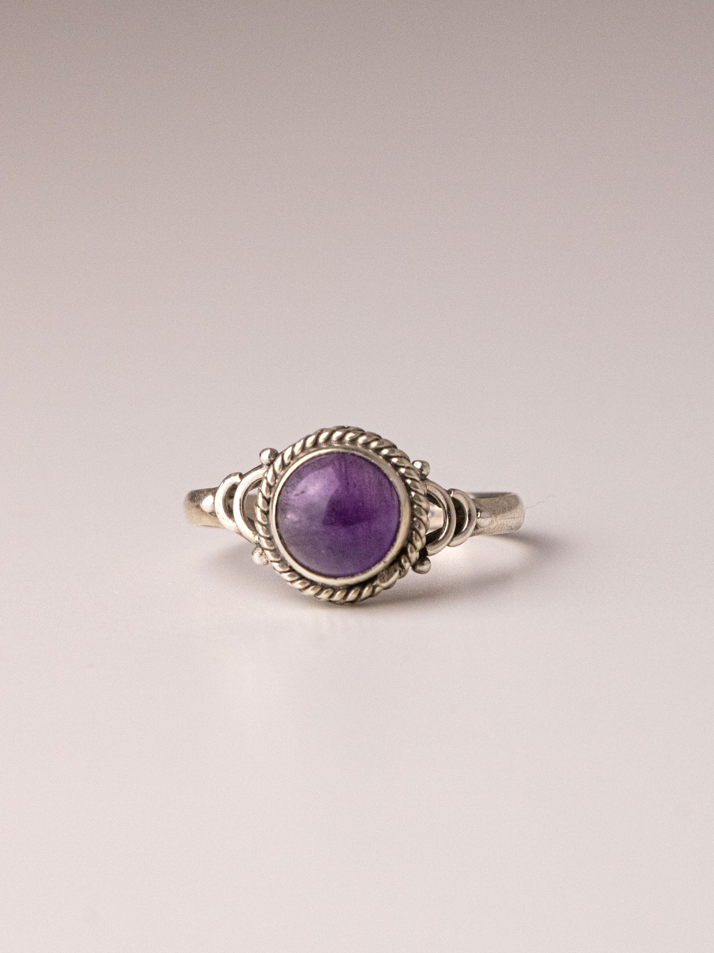 ANDROMEDA SILVER RING - Amethyst