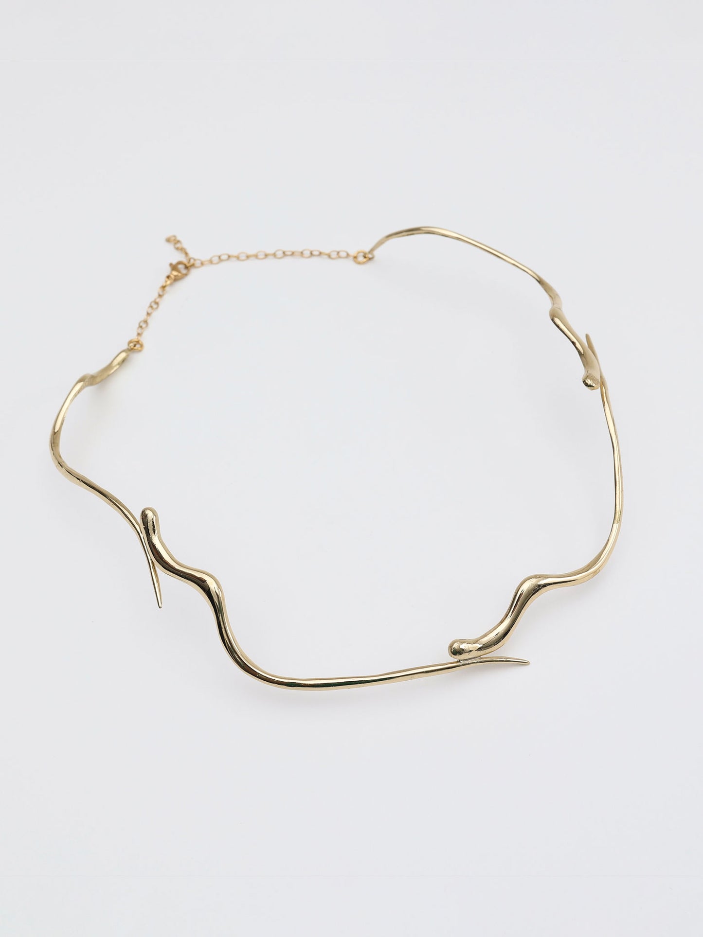 Χειροποίητo κολιέ τσόκερ με καμπύλες κατασκευασμένο στην Ελλάδα