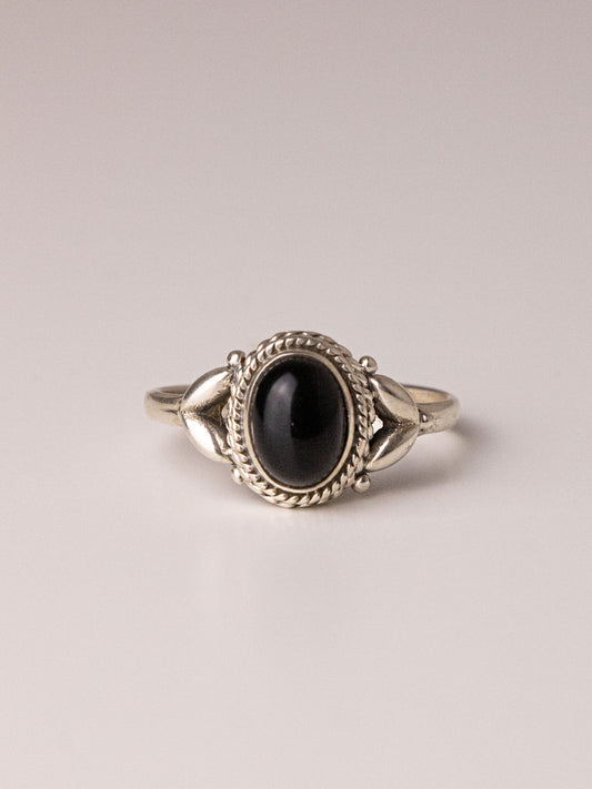 ECLIPSE SILVER RING - Black Onyx