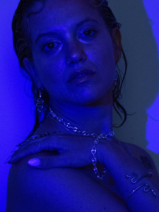 Ασημένιο χειροποίητο βραχιόλι αλυσίδα κατασκευασμένο από μασίφ ασήμι 925