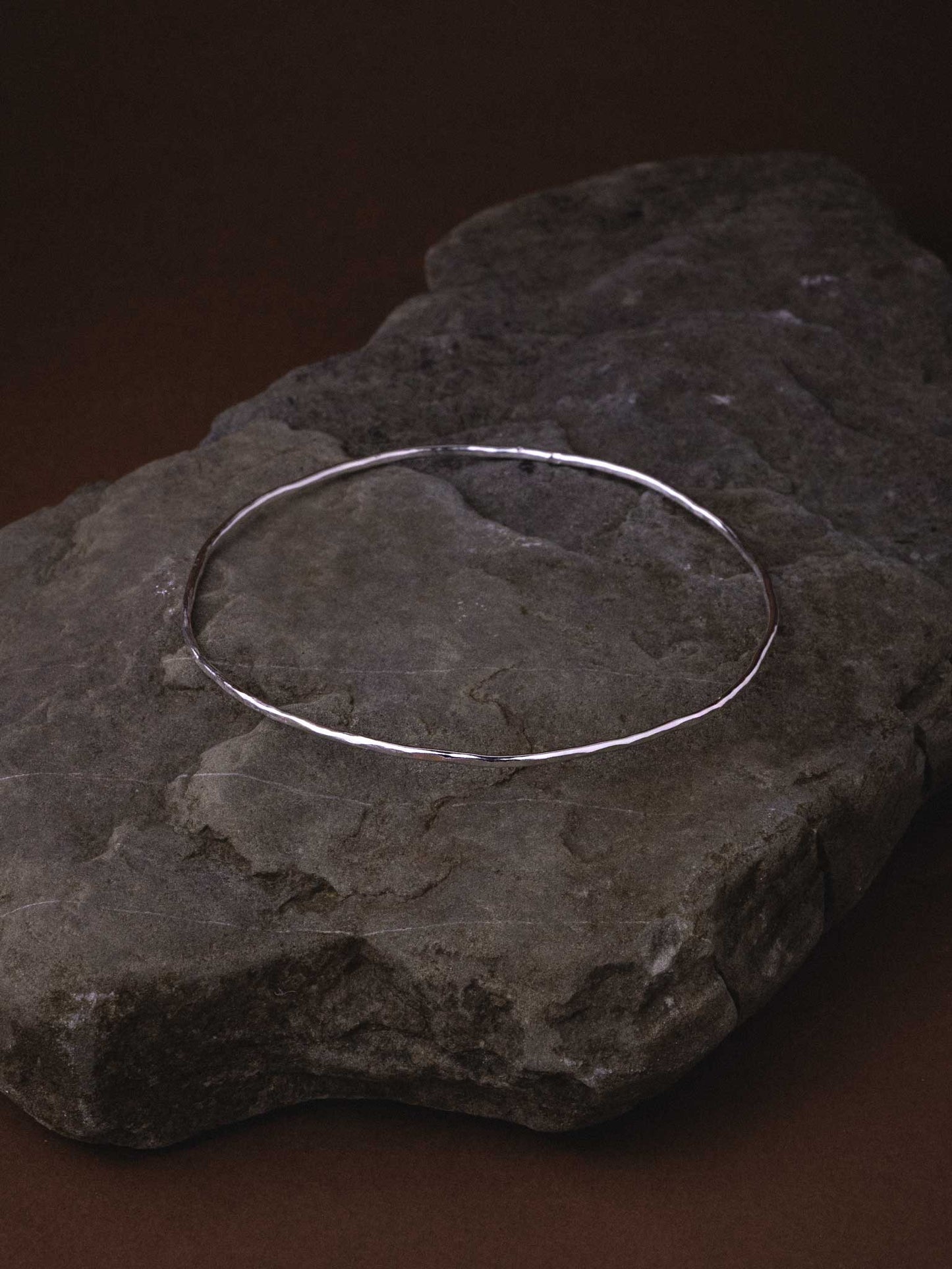 CLEOPATRA SILVER BANGLE