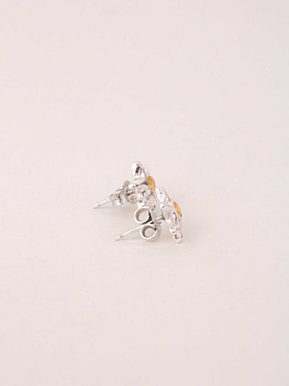 HELIOS STUD EARRINGS - Κίτρινο
