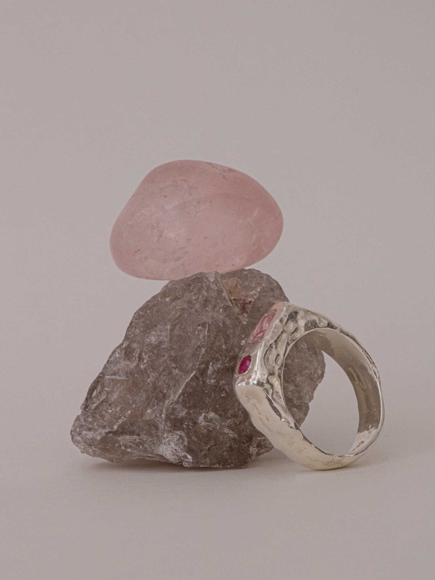 ETHRA SIGNET RING - Ροζ