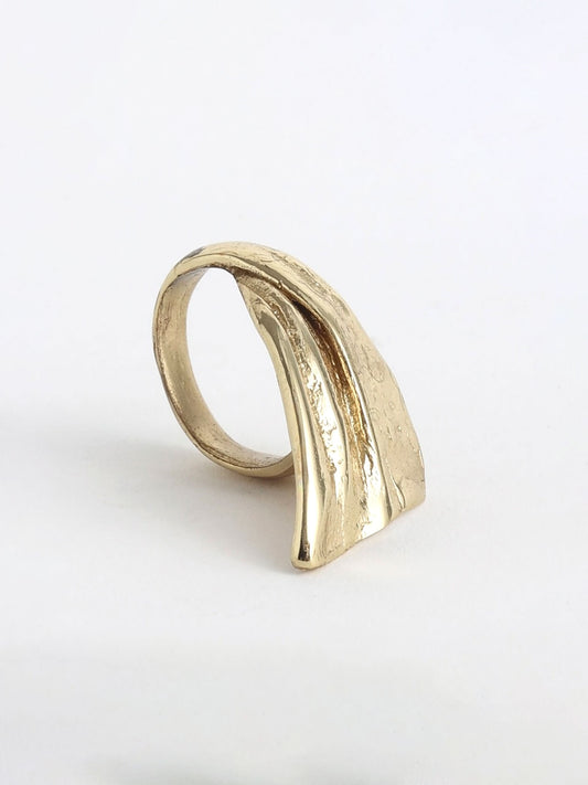 Χειροποίητo ανοιγόμενο δαχτυλίδι κατασκευασμένο στην Ελλάδα